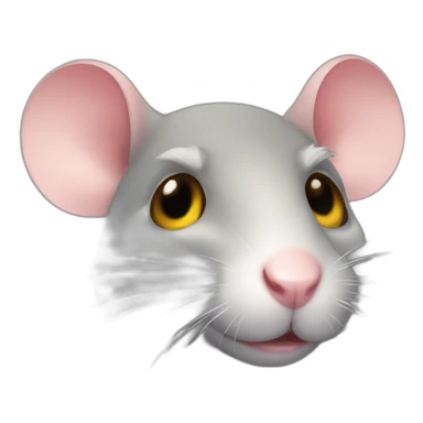 rat with Aureola sticker