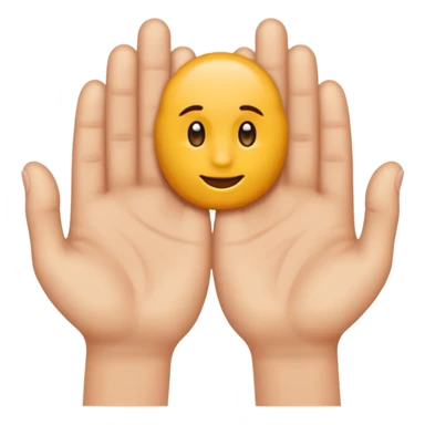 Les doigts des deux mains qui forme un W sticker