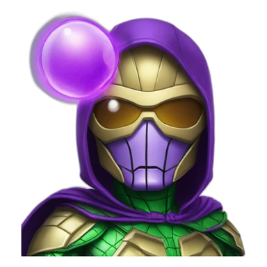  mysterio with electric bubble sticker