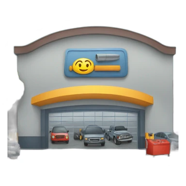 auto repair center sticker