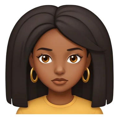 black girl with attitude  sticker