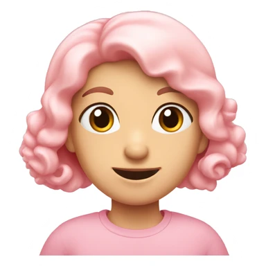 Pastell rosa Herz sticker