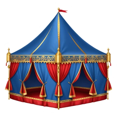 royal tent for prince 16th century sticker