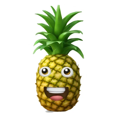 Newton pineapple  sticker