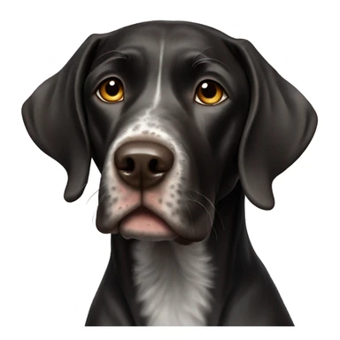 black german short hair pointer sticker