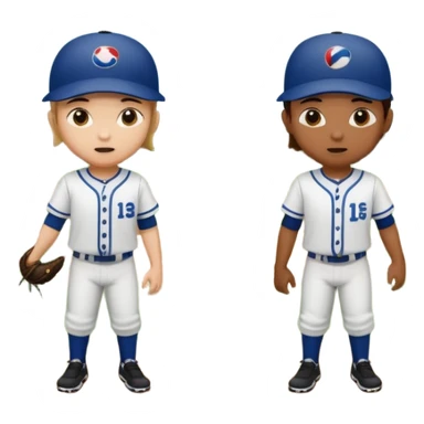 quiero dos equipos enemigos de baseball vs sticker