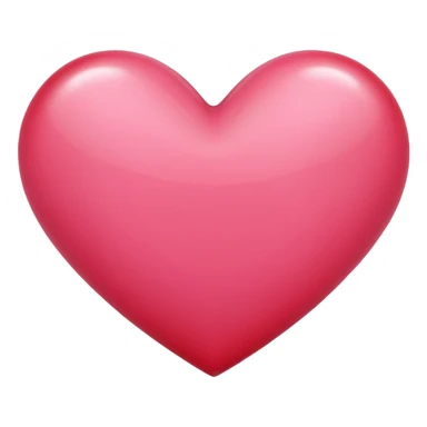 pinkish red heart sticker
