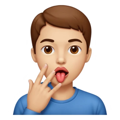 😌👅🤏 sticker