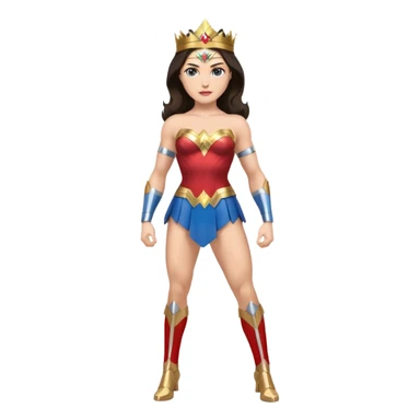 Wonder Woman full body pose sticker