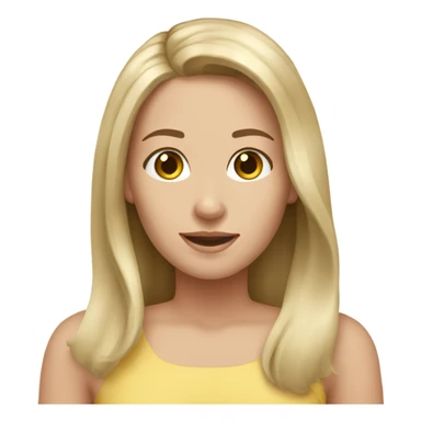 Sisters one brunette and blonde Caucasian  sticker