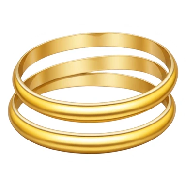 create a golden bangles emoji  the most attractive any one or all of them ill choose it should be fully golden sticker