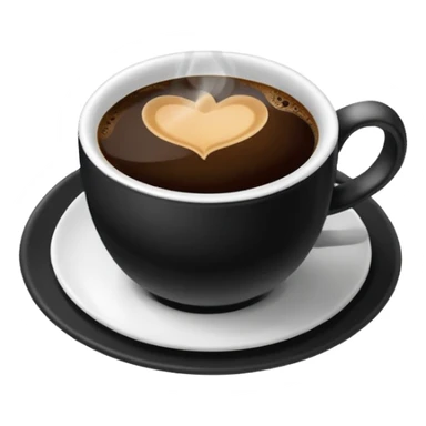 Une Tasse de cafe allongé sticker