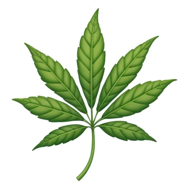 Hoja de mariguana sticker