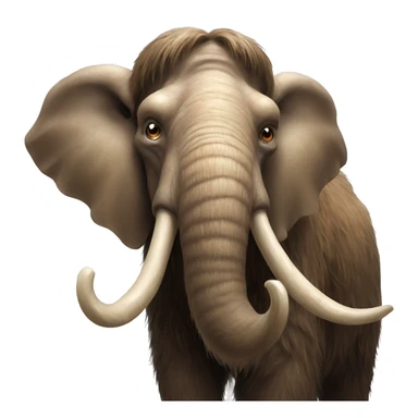 Hyper realistic mammoth  sticker