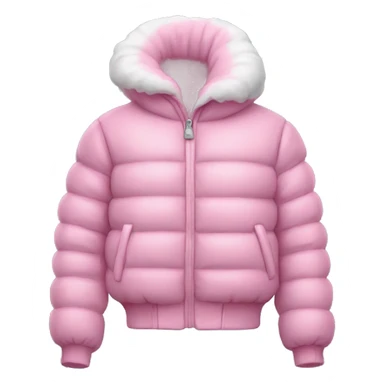 Pink puff jacket sticker