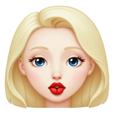 Astarion sending a kiss sticker