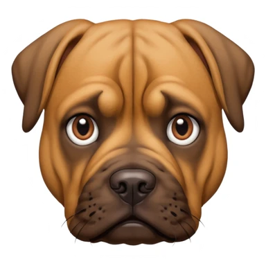 Presse Canario dog face sticker