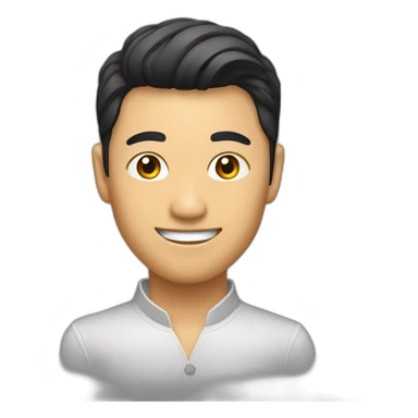 asian ballroom latin male dancer sticker