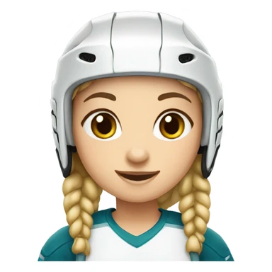 icehockey girl sticker