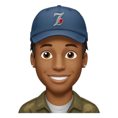 travis scott with cap  sticker