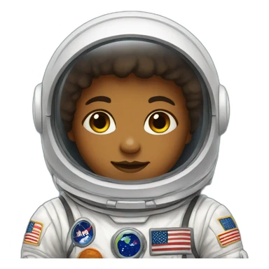 newborn in astronaut costume sticker