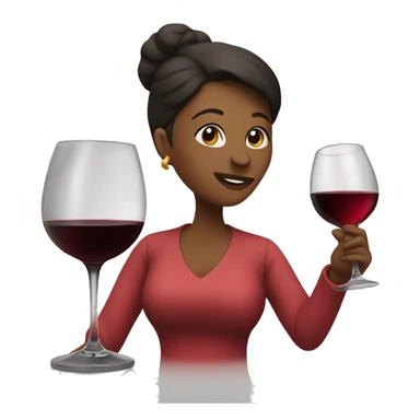 Mom Drinking wine directly out of decanter sticker