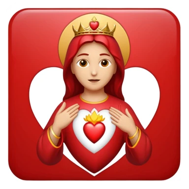 Sacred heart sticker