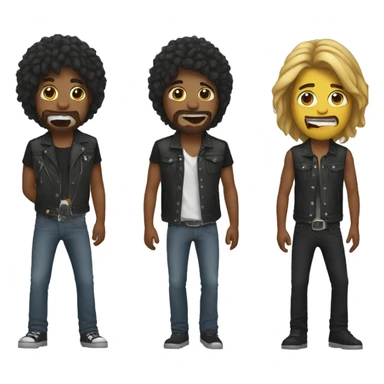 loud rock band sticker