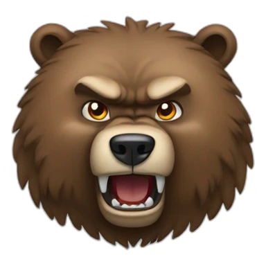 angry grizzley sticker