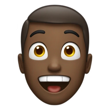 excited face sticker