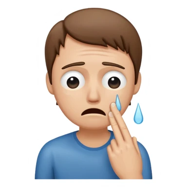 drawn stick man ruing sticker