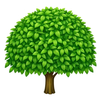 a bush, simple and clear sticker