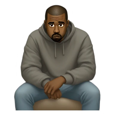 Sad Kanye west sticker
