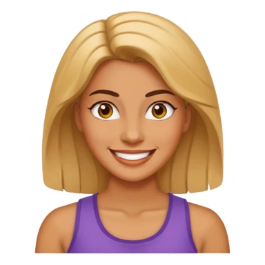strong woman happy sticker