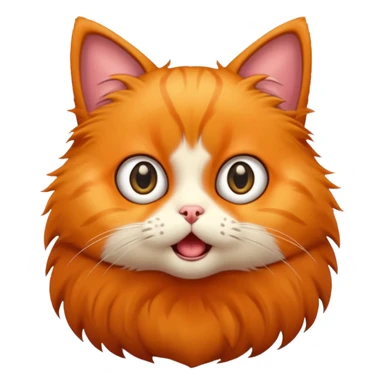 Un chat choqué sur réaction  sticker