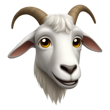 Goat with a knife sticker