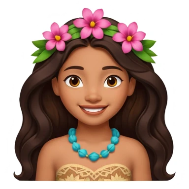 moana face sticker