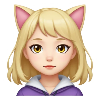 mari omori catgirl sticker