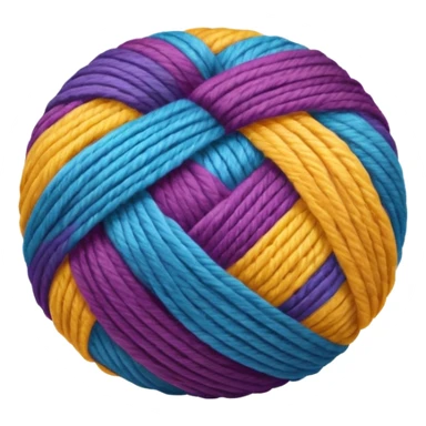 colorfull ball of yarn sticker