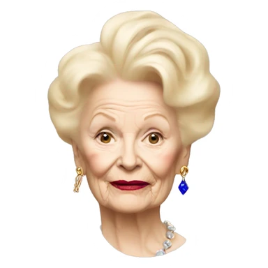 A vivienne westwood logo emoji sticker