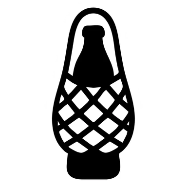 A soda in a net sticker