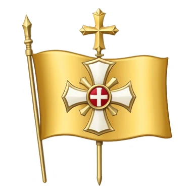 templar x gods of olympus x staff badge flag sticker