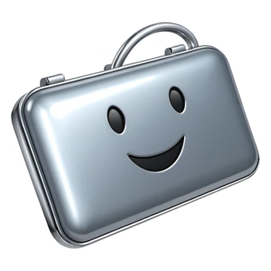 generate me a metalic patent sticker