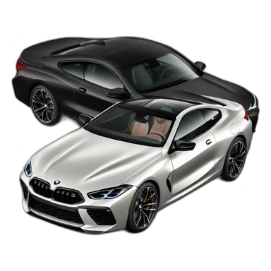 bmw m8 black  sticker