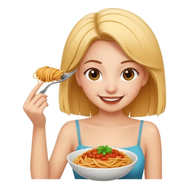 Üstünde askılı olan mutlu kız  sticker