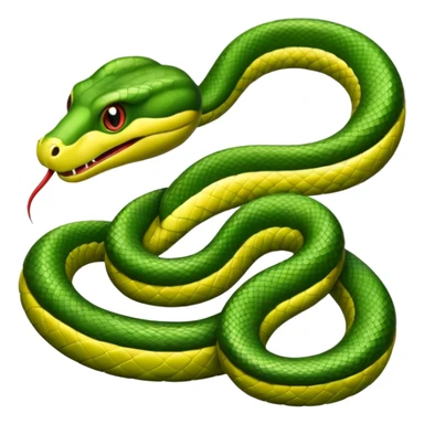 snake crawling  sticker