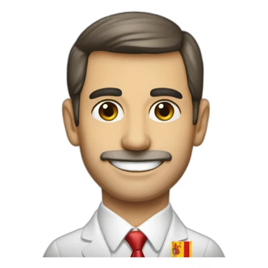 Felipe vi with republican flag sticker