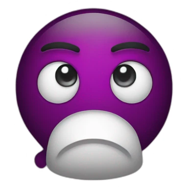 slack logo with angry eyes sticker