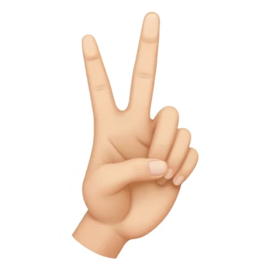 Hand gesturing the word now sticker