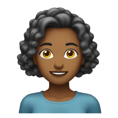 Mulher de cabelo curto segurando uma lupa sticker